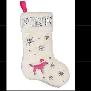 PINK DOTTIE CLAUSE STOCKING